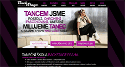 Desktop Screenshot of centrumbackstage.cz